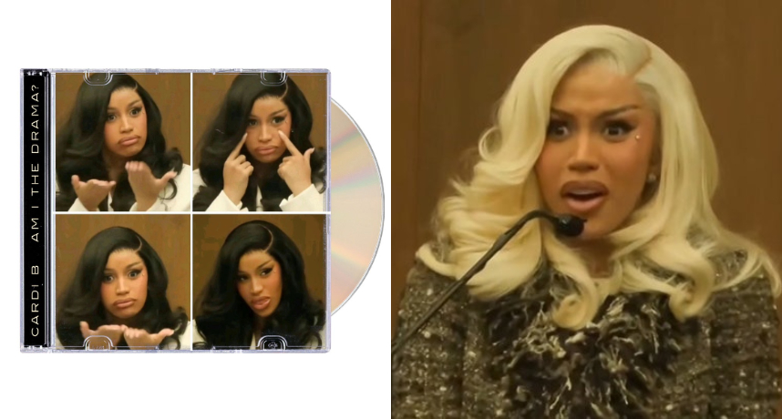 自己的律師費自己製造！Cardi B 限量發行「法庭版」封面專輯引發熱議