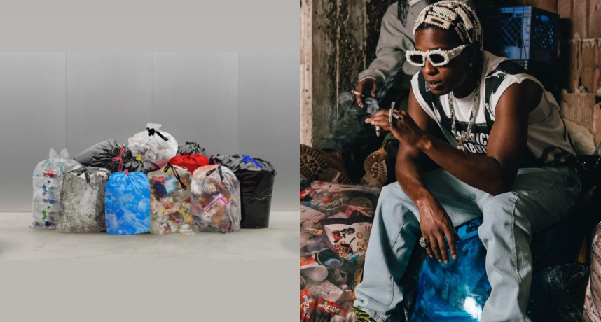 超越「廢土風」的「垃圾風」才是未來潮流趨勢？A$AP Rocky 推出「垃圾袋沙發」