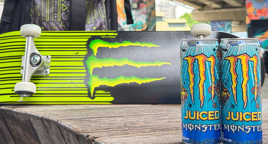 滑板控看這邊！Monster Energy® 魔爪獨家週邊與滑板等你帶走