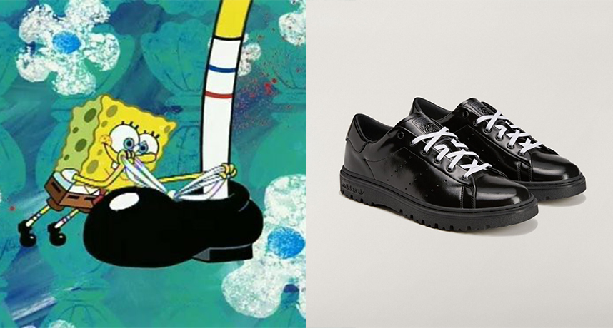 一秒轉生蟹堡廚神！《海綿寶寶》x adidas 全新聯名鞋款 Stan Smith Freizeit 曝光