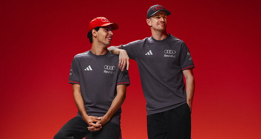 跨界展開賽道急速美學，adidas攜手 Audi Revolut F1 車隊推出合作系列！