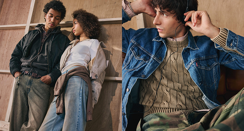 Levi’s® 2026 春夏系列正式發售，大熱油漬搖滾風格致敬矛盾美學！