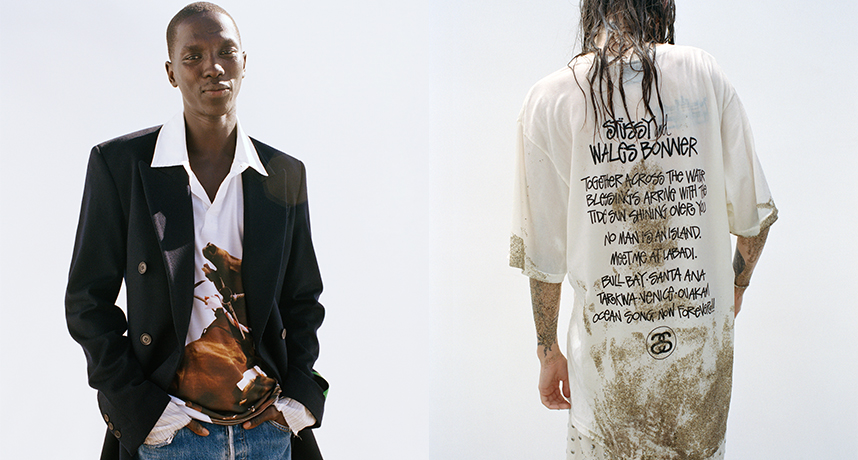 橫跨美、亞海岸線輪廓！Stüssy 攜手 Wales Bonner 推出全新聯名系列
