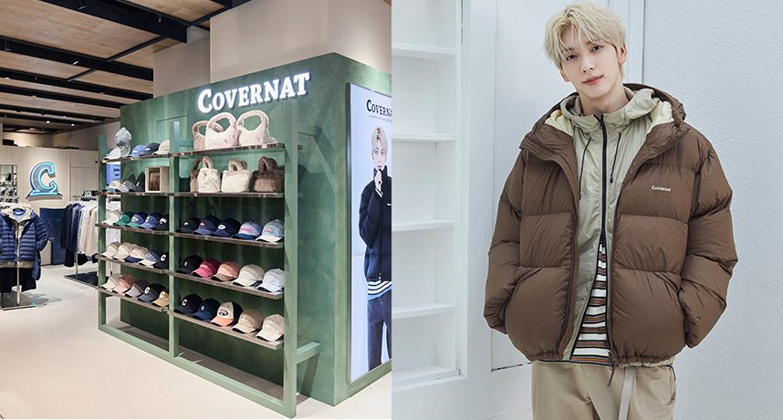 韓國大勢品牌 COVERNAT 誠品武昌盛大開幕，店番人氣 SOOBIN 羽絨搶先開賣！