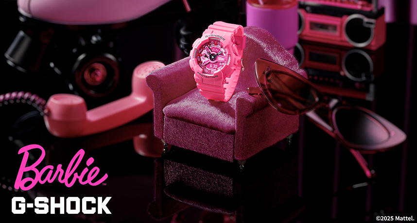 持續探索女性強大力量，G-SHOCK與Barbie™合作推出全新聯名腕錶！