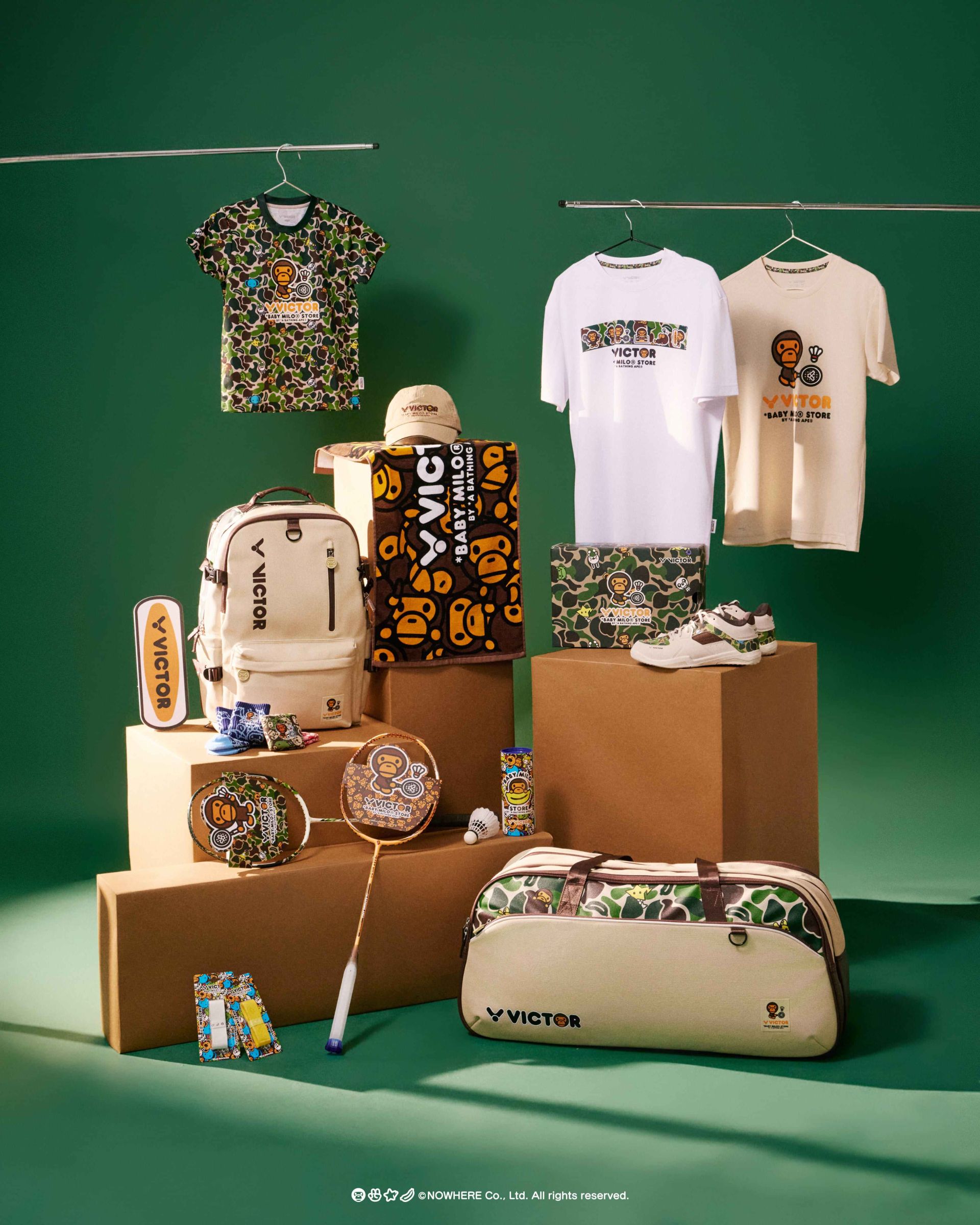 VICTOR聯乘BABY MILO STORE®推出羽球裝備新選擇