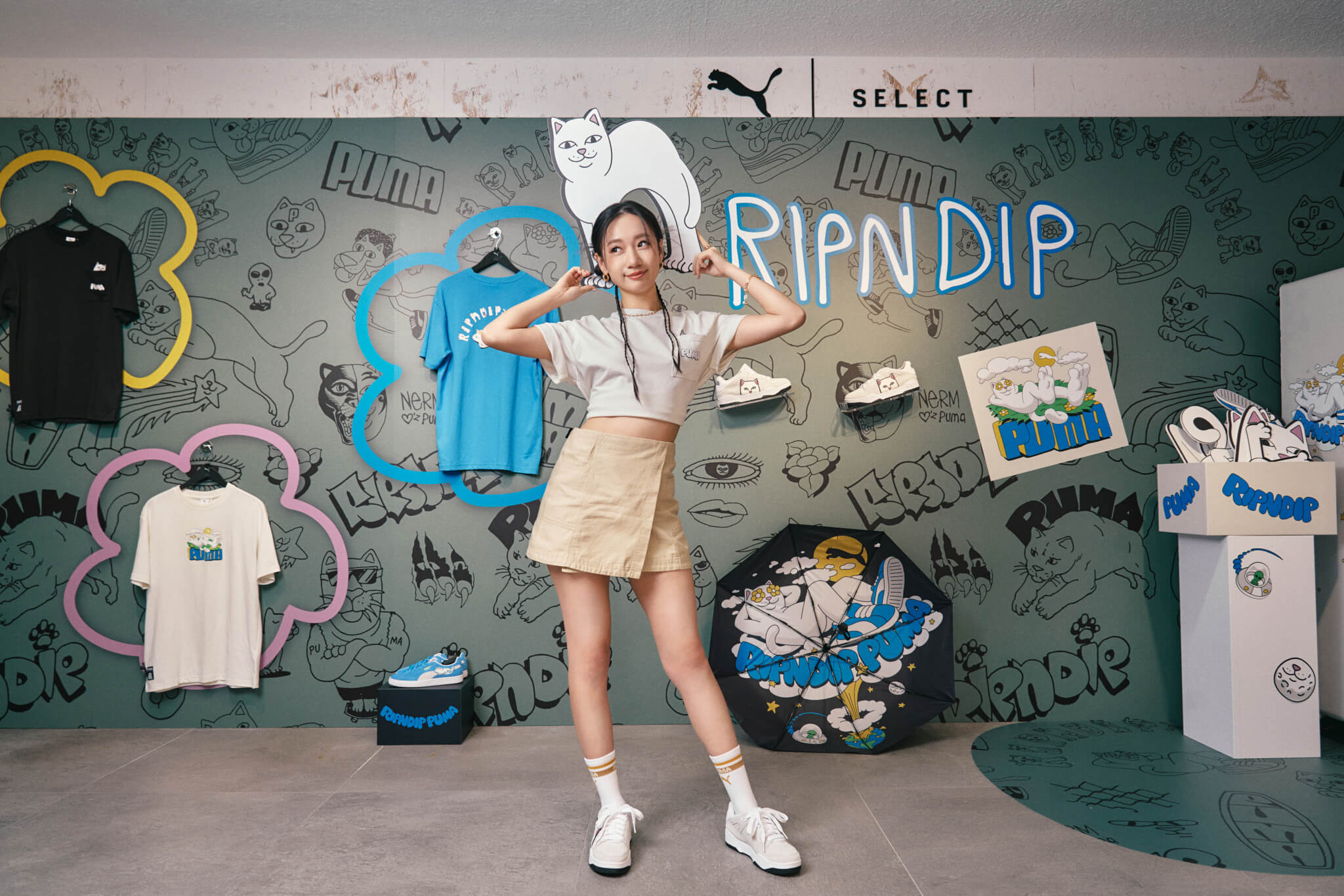 跟著女神Julia吳卓源開箱!PUMA x RIPNDIP翻