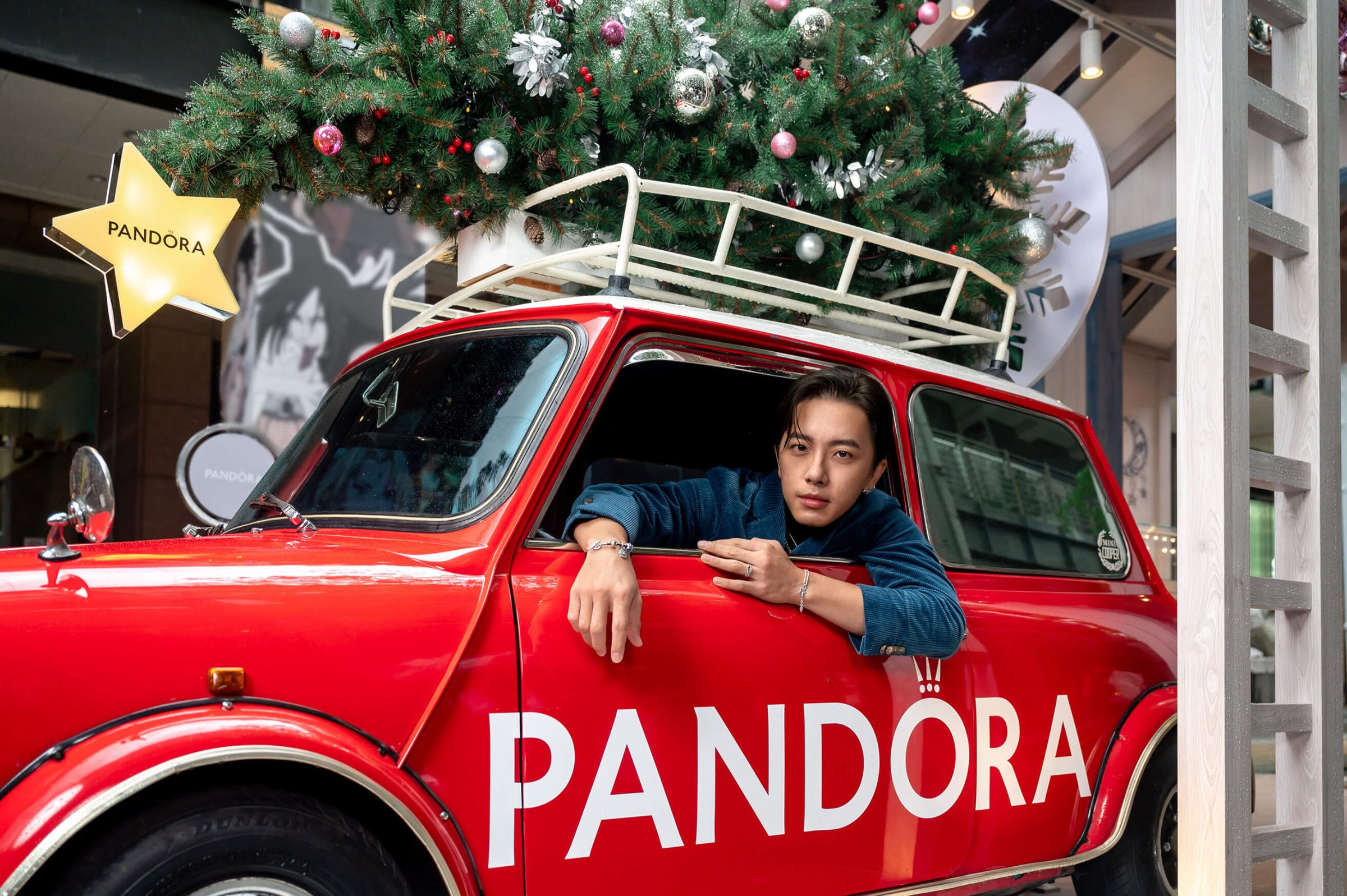 Pandora丹麥聖誕小屋快閃信義區！坤達帥氣現身分享型男飾