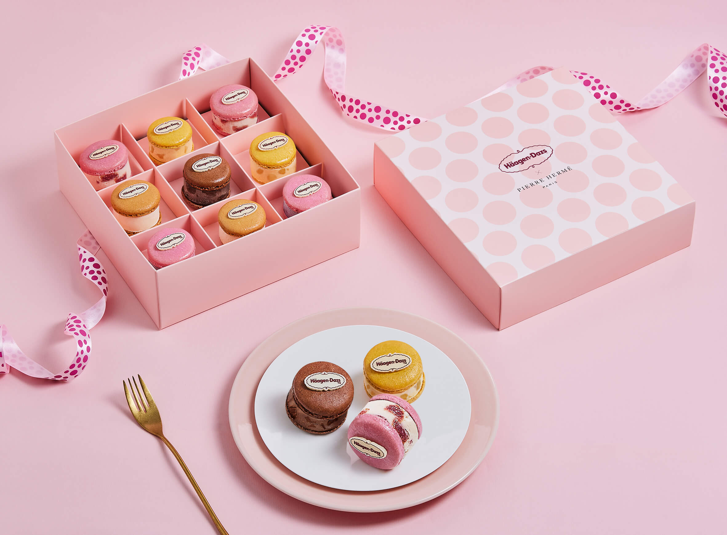 Häagen-Dazs推出三款聯名新口味！「柚香檸檬馬卡龍」