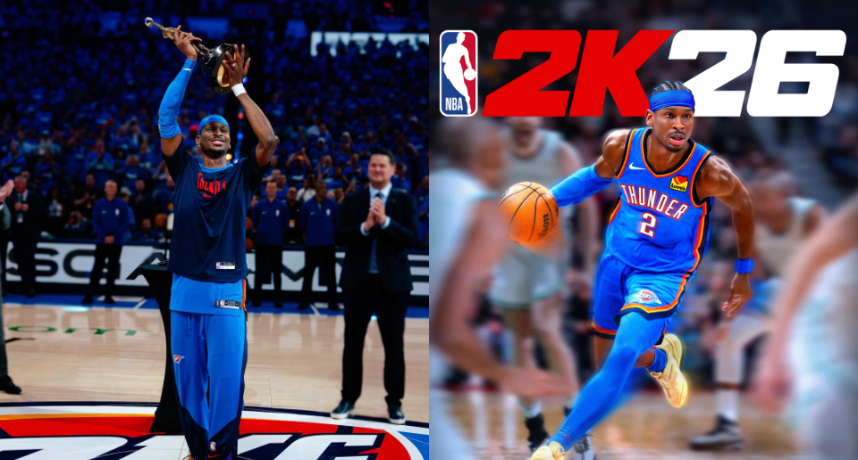 成就+1！SGA 繼完成 NBA 大滿貫成就，再獲選為 2K26 封面人物