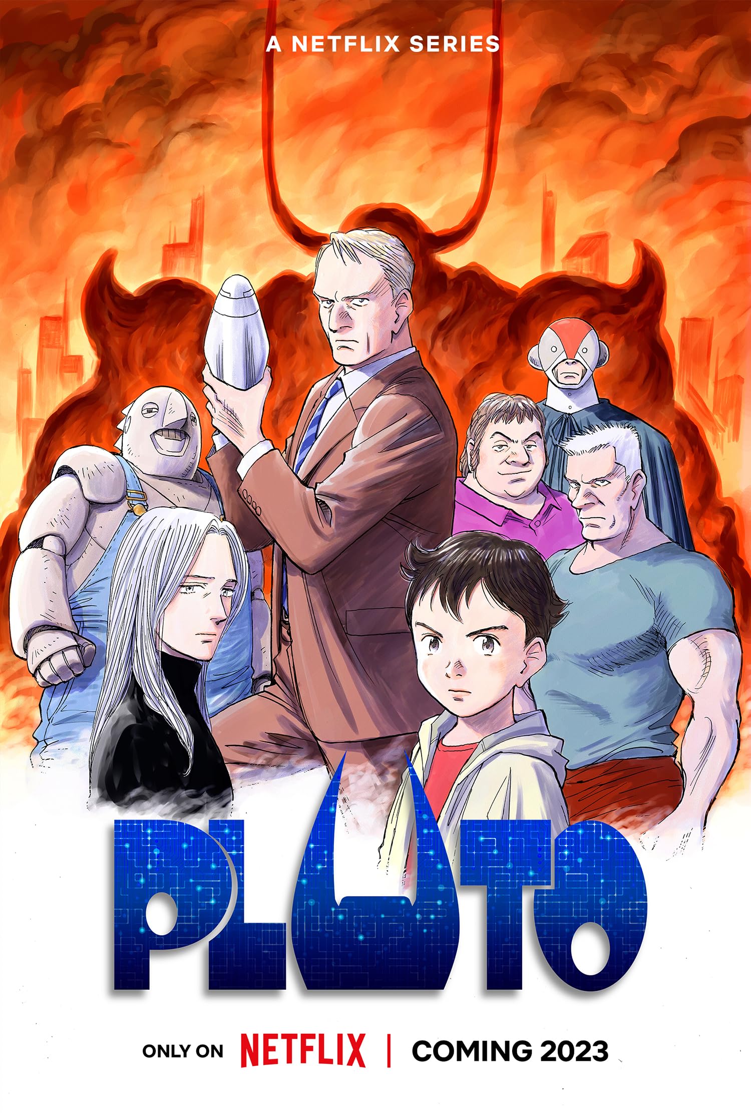 Netflix必看的科幻懸疑動畫!盤點《PLUTO 冥王》